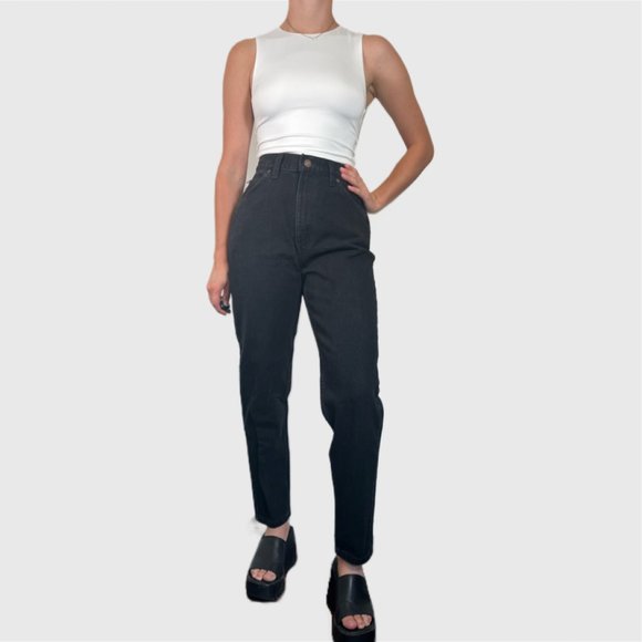 Levi's Black High Rise Women's Jeans - Picture 3 of 9